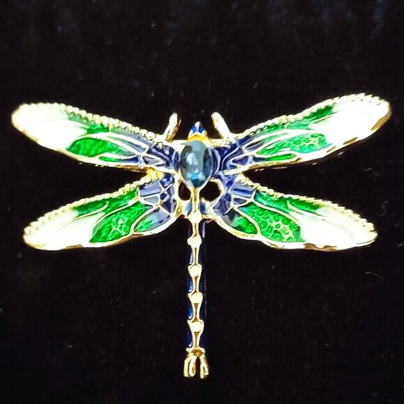 Artsy Dragonfly Brooch - Picture 1 of 4